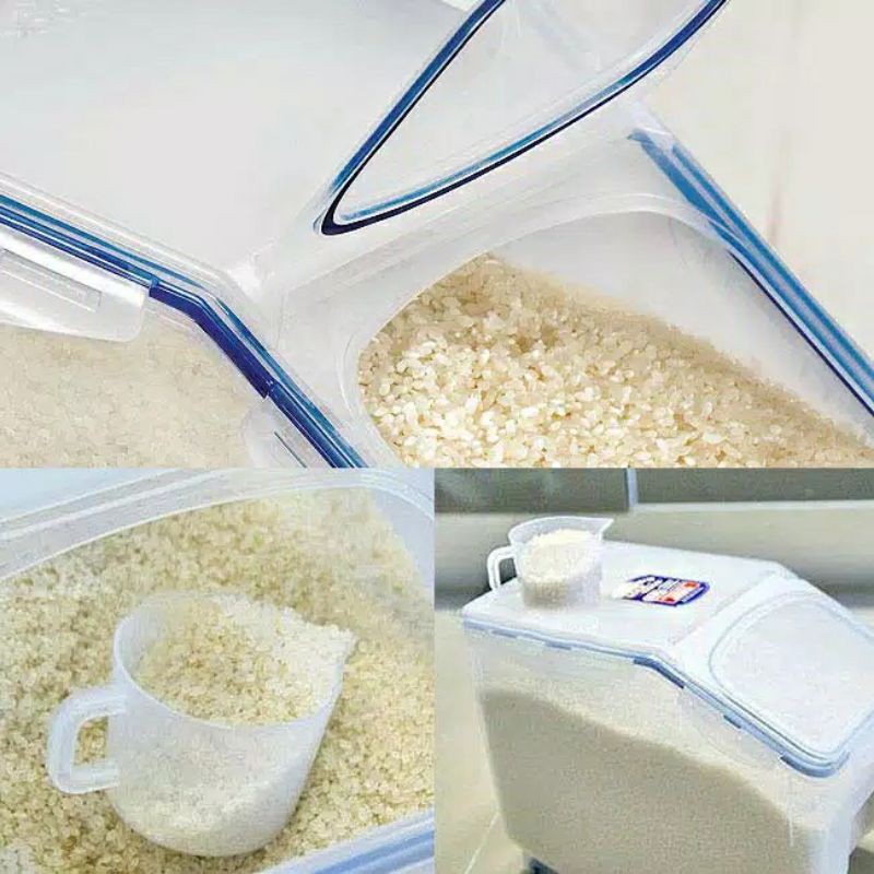 Lock &amp; Lock Rice Case Box 10kg HPL510 - Tempat penyimpanan beras