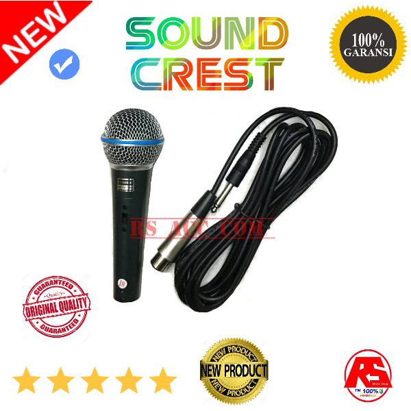 MIC KABEL ORIGINAL SOUNDCREST BETA 58S