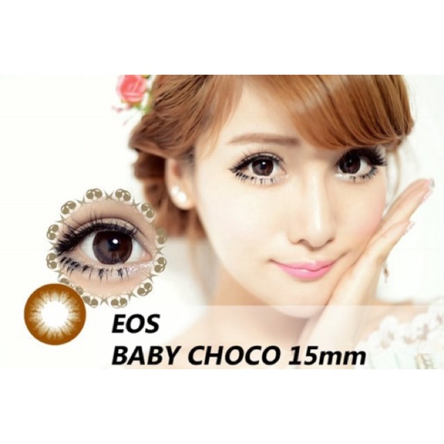 EOS BABY BLACK + CHOCO SOFTLENS