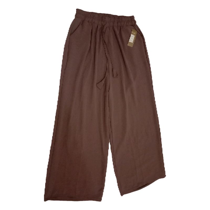 KULOT AIRFLOW / KULOT CRINKLE / CELANA AIRFLOW / KULOT POLOS-Borwn