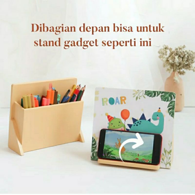 

WOODEN PENCIL CASE MOBILE PEN HOLDER Tempat Pensil Anak Custom Motif Nama SOUVENIR ULTAH WEEDING WOODEN GIFT
