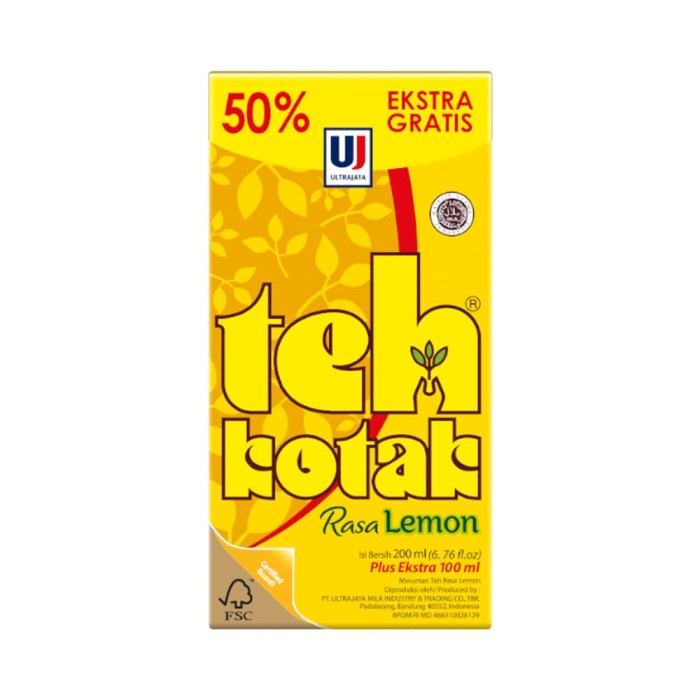 

Bb06F21D Teh Kotak Lemon 24X300Ml Gg054Ss
