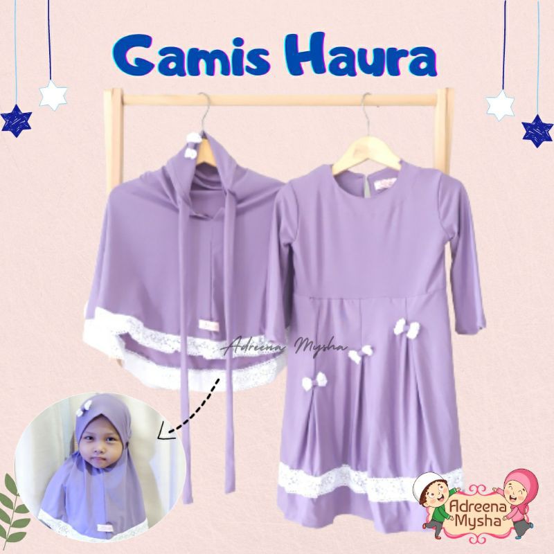 Gamis Haura / gamis anak bayi murah / Gamis aqiqah gamis anak perempuan busana muslim