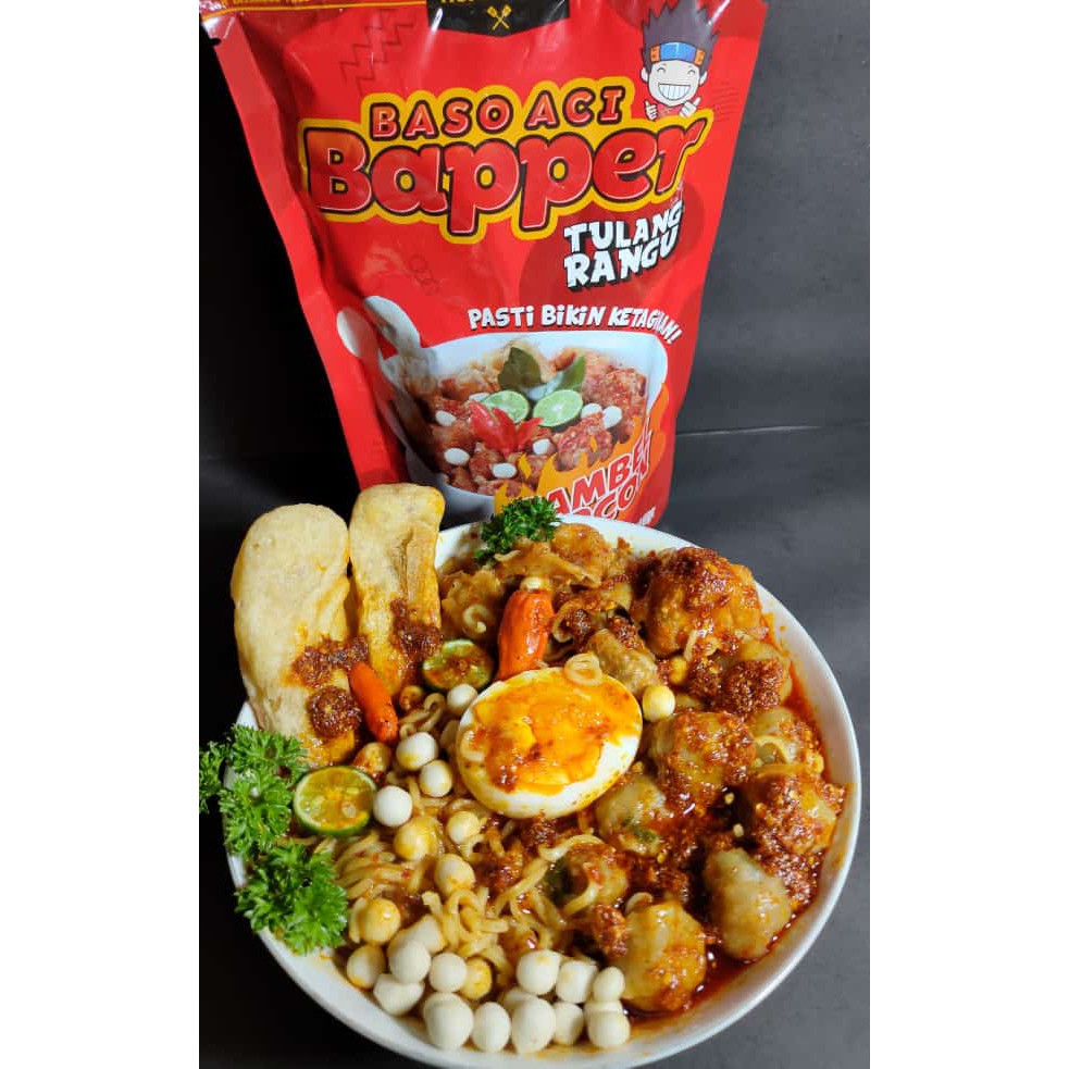 

Bapper Sambel Mercon - Baso Aci Bapper Sambel Mercon - Tulang Rangu