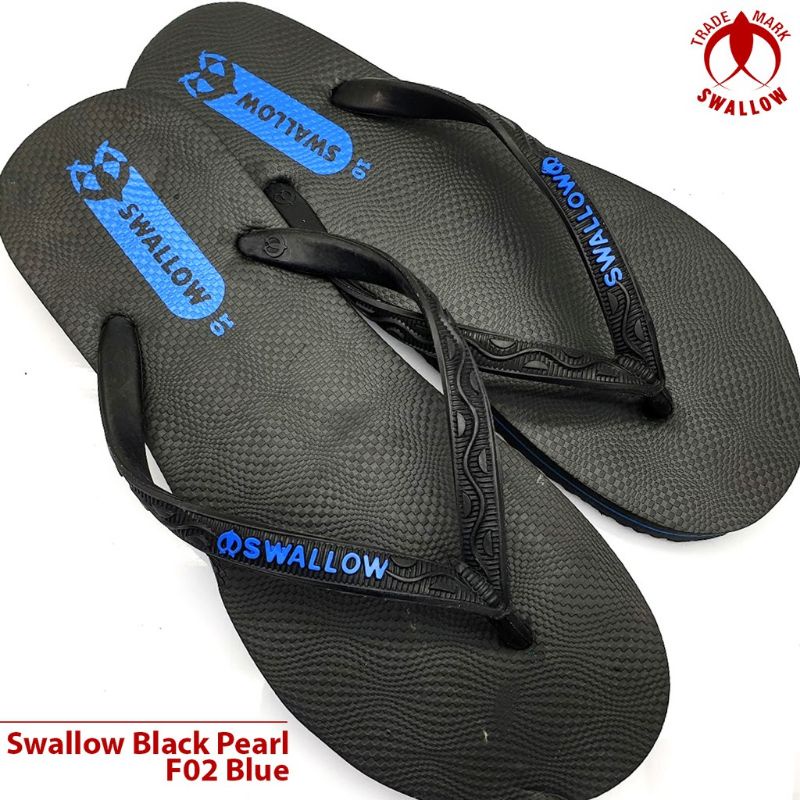 ✨NAGIHI✨ Sendal Jepit Swallow Black Pearl - Sandal Japit Swallow Hitam/sandal asli indonesia