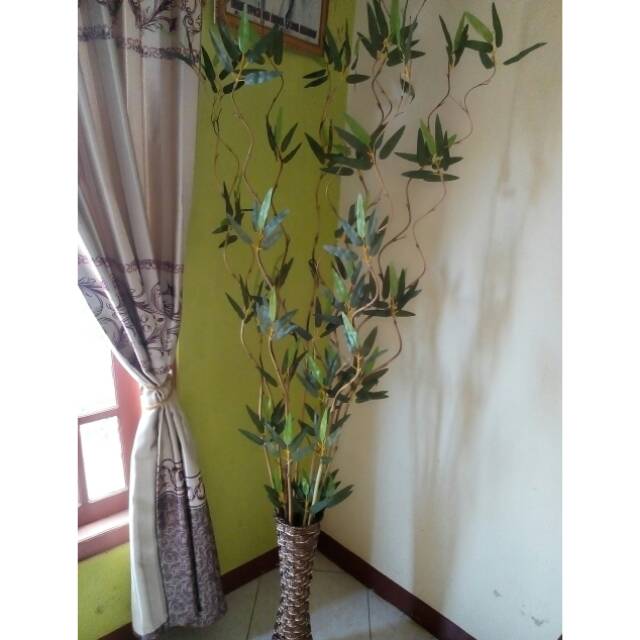 Bambu cendani pot besi