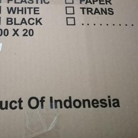 ۩ Sedotan / Straw Plastik Hitam Bungkus Plastik ☆