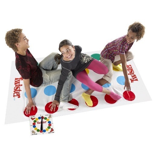 Twister Board Game Challenges Permainan Mat Lantai Classic Fun Toys