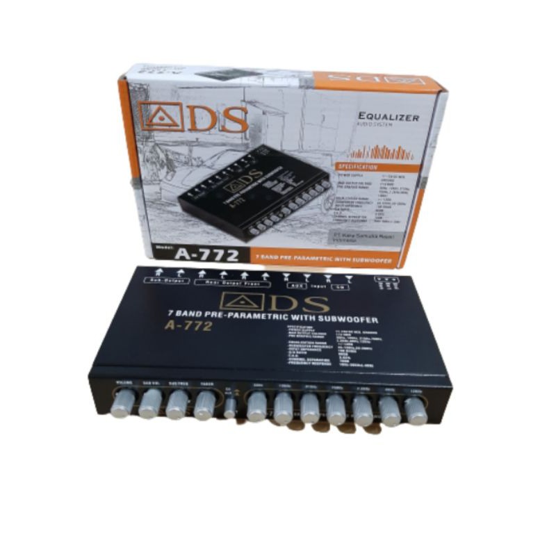 Pre Amp Parametrik ADS A 772 Equalizer Audio