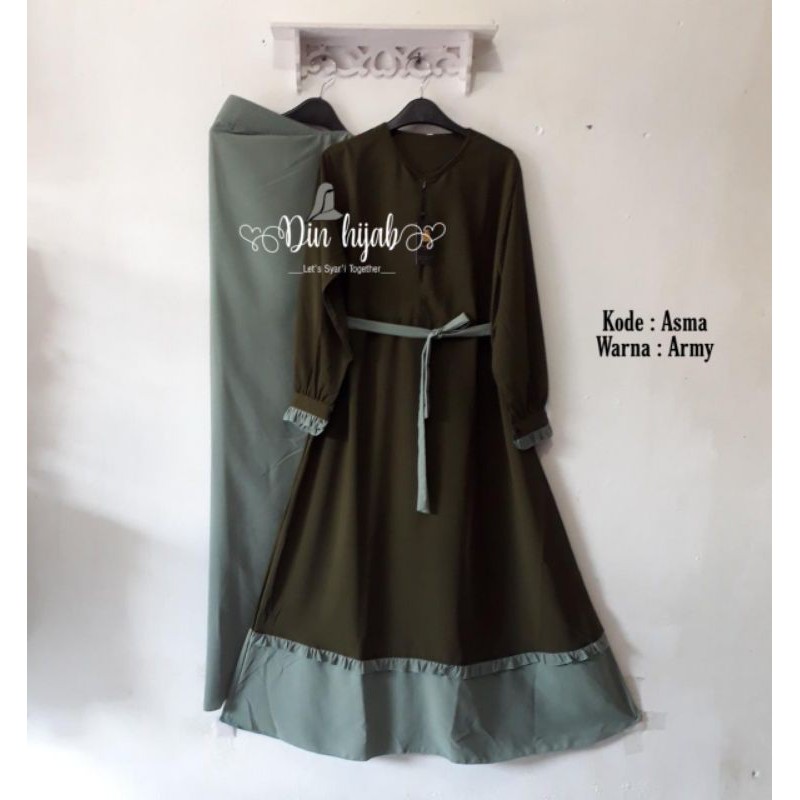 Din Hijab set gamis Asma