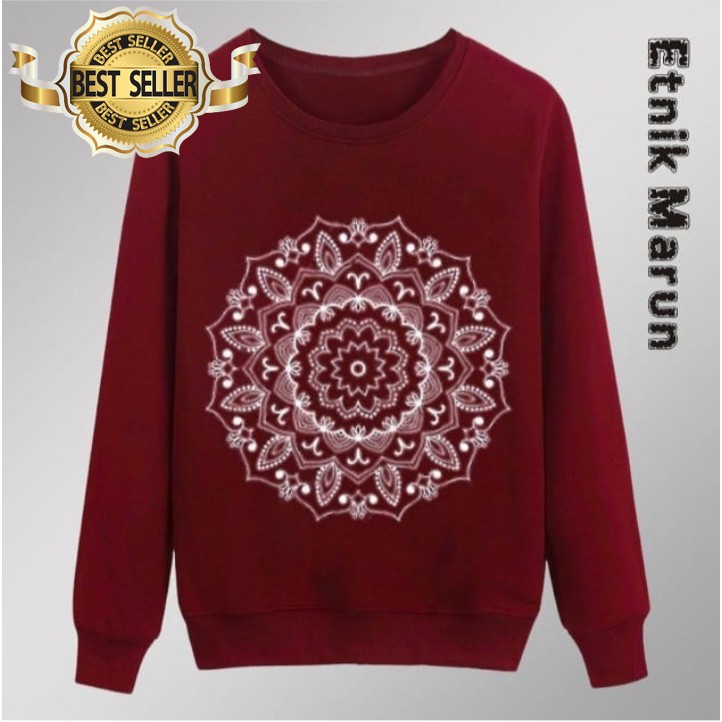 Sweater Wanita Berkualitas - Etnik Marun