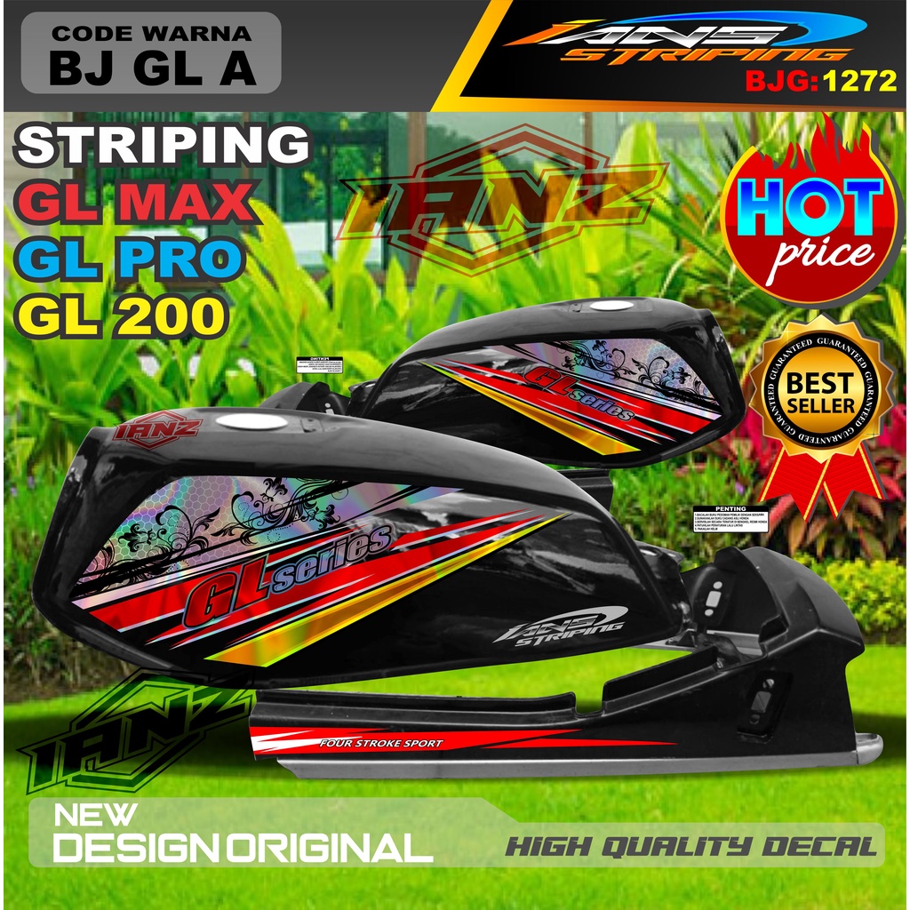 STIKER STRIPING GL MAX GL PRO / STRIPING GL 2000 VARIASI HOLOGRAM / STRIPING GL HOLOGRAM