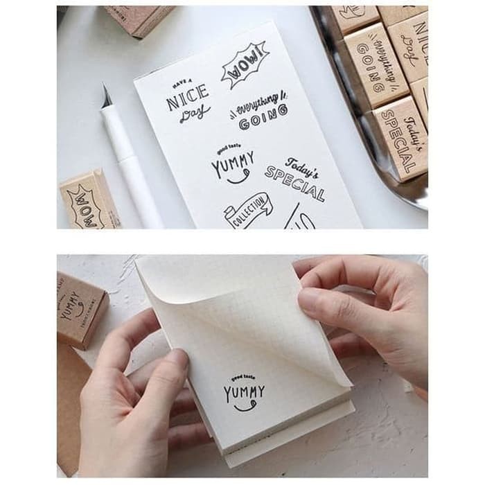 Wooden Stamp - Life Diary Series