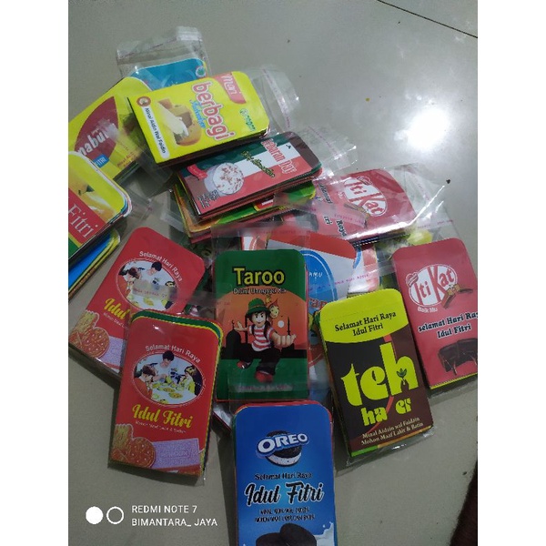 

Amplop lebaran motif snack