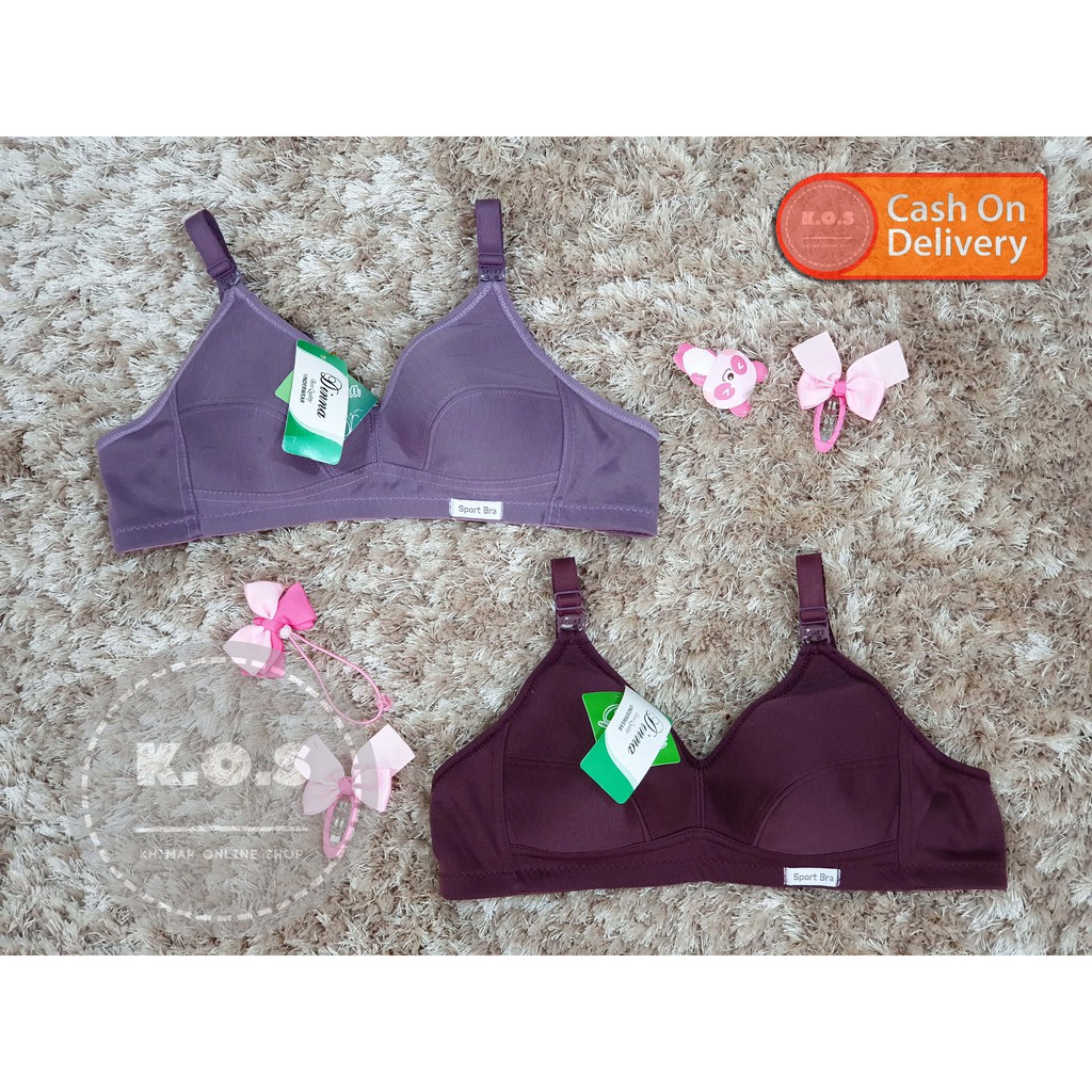 sportbra dewasa tanpa busa bh bra katun polos size 34 sampai 46