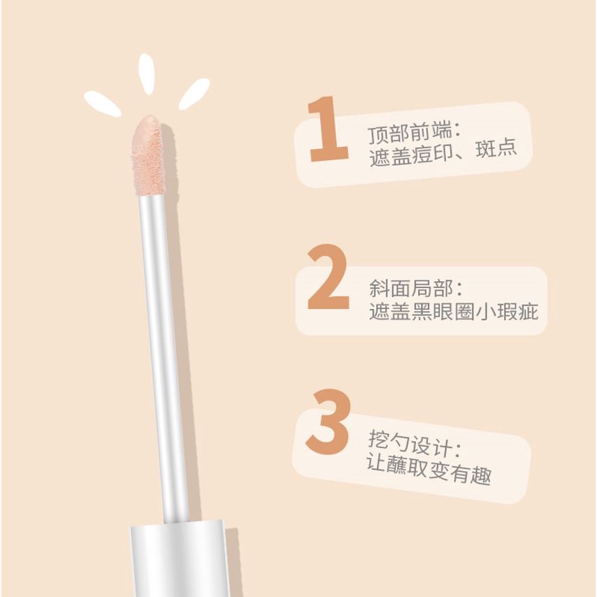 SVMY Lameila Lightweight And Soft Concealer 4 Warna 1062 By AURORA