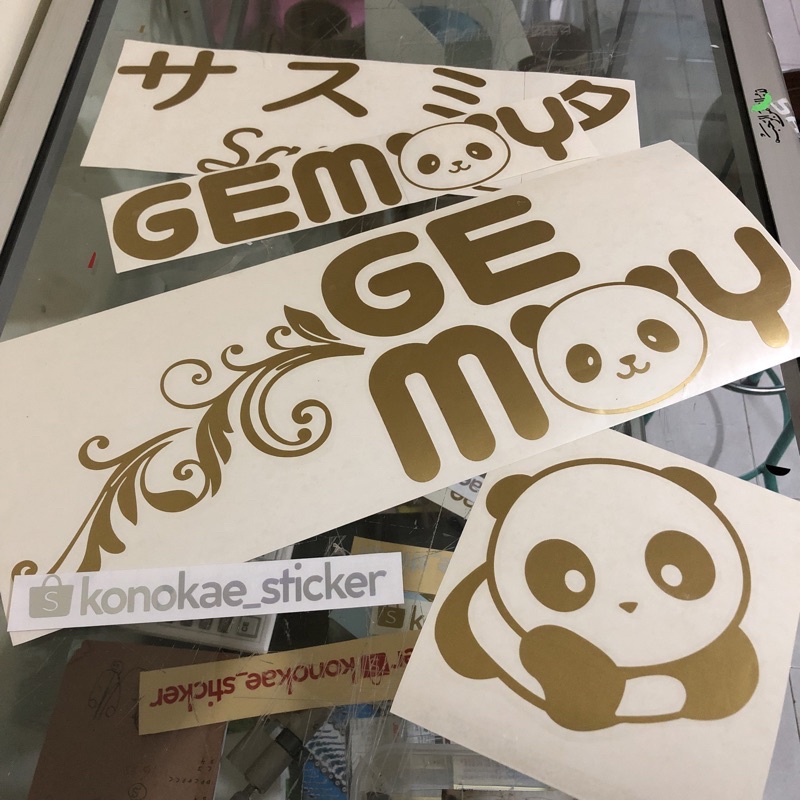 STIKER GEMOY SCOOPY