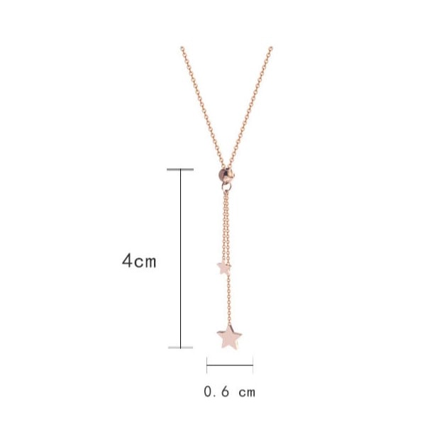 Kalung KL145 Stainless Steel / Titanium Premium Fashion Wanita Kalung unik Lucu Elegant/ Deluna / BB