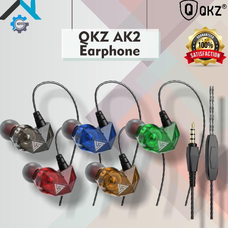 B*   Headset QKZ AK2 Original Sport Running Gaming Stereo Music Earphone HiRes