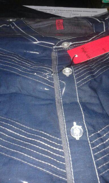 Odza Baju Batik Pria Tangan Pendek Kemeja Batik Pria Hem Slim Fit Baju Murah