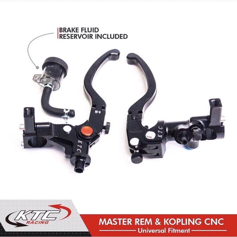 MASTER REM KTC Racing Black Series Set Kopling dan Tabung Set Full CNC Original KTC Racing FOURSIX_46