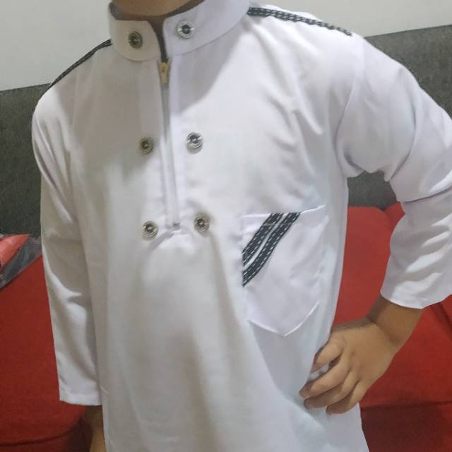 JUBAH ANAK LAKI  / Jubah Gamis Anak laki / Baju Muslim jubah Gamis anak remaja /Jubah anak cowok Pes