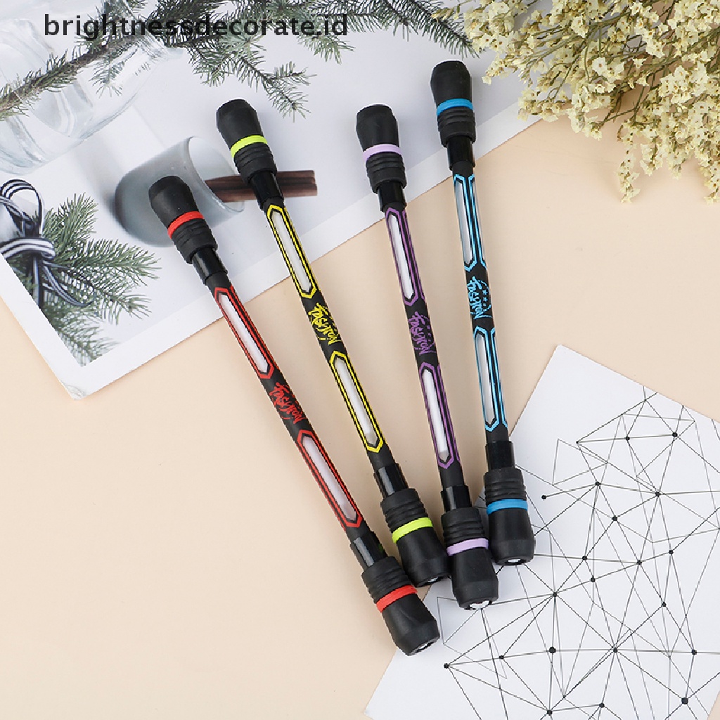 [birth] Spinning Pen Creative Random Flash Rotating Gaming Gel Pens for Student Gift Toy [ID]