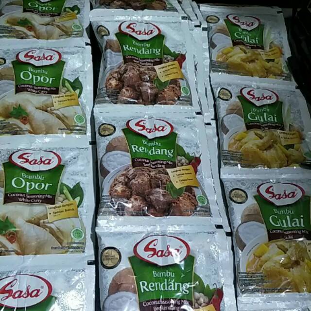 Bumbu sasa instan 3 rasa oppor/rendang/gulai (Santan Dan ...