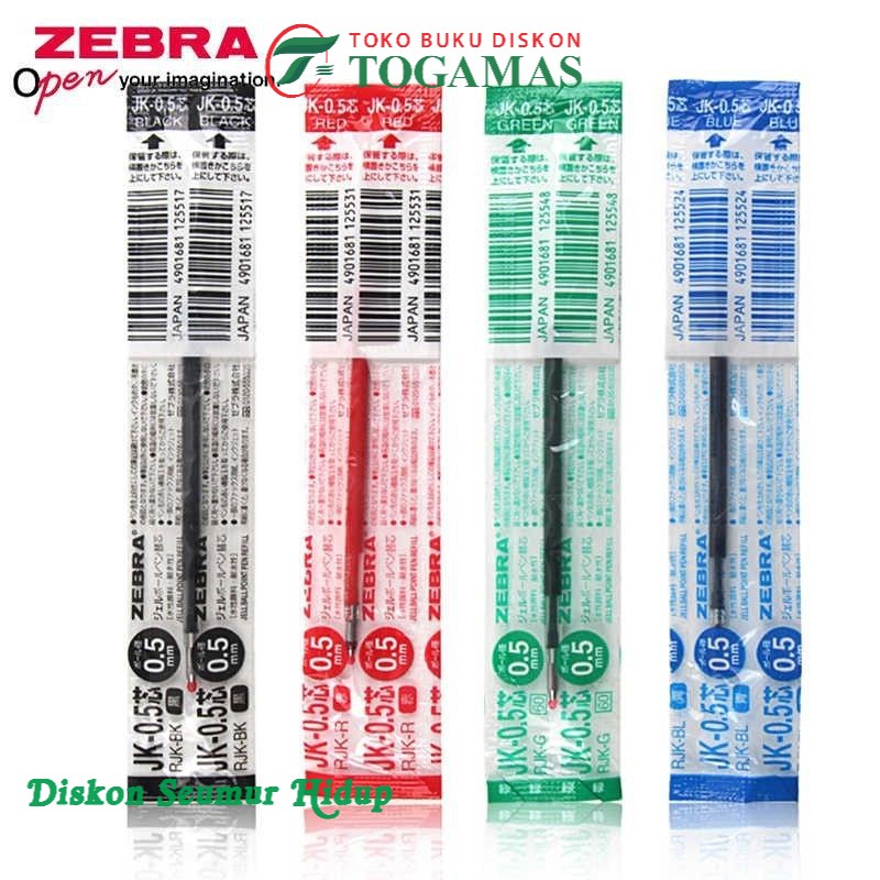 

ZEBRA JK-REFILL GEL INK