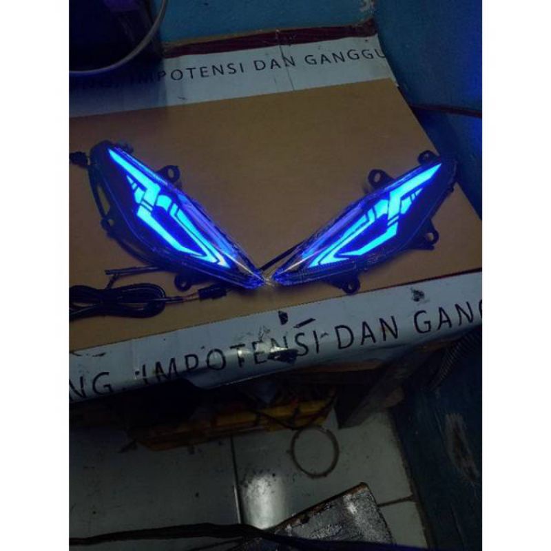 led audi sen custom beat karbu rgb sen running