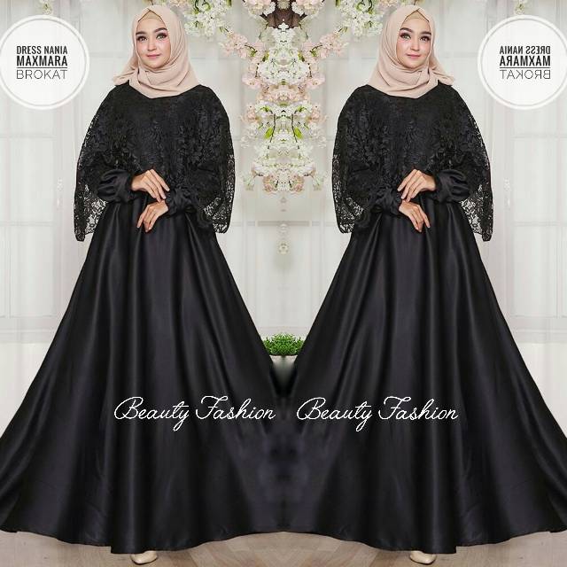 COD Dres Pesta  Maxi Nania 3 warna