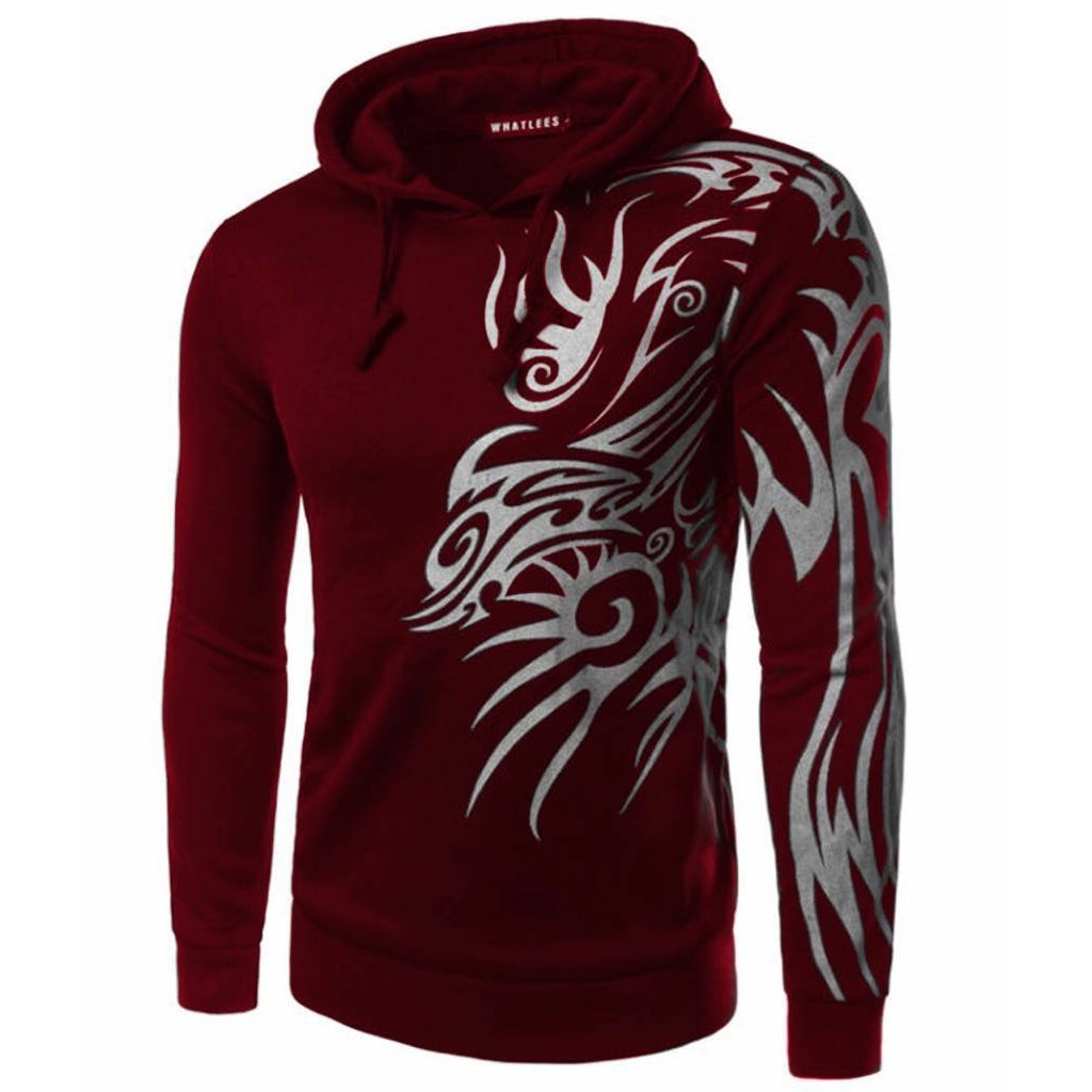 MOKOKOMO SWEATER DRAGON HODDIE JUMPER JAKET PRIA LENGAN MOKOKOMO SWEATER DRAGON HODDIE JUMPER JAKET PRIA LENGAN
