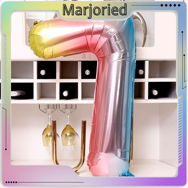 32 Inch Rose Gold Nomor Balon Aluminium Balon Dekorasi Pesta Pernikahan Ulang Tahun-MJD