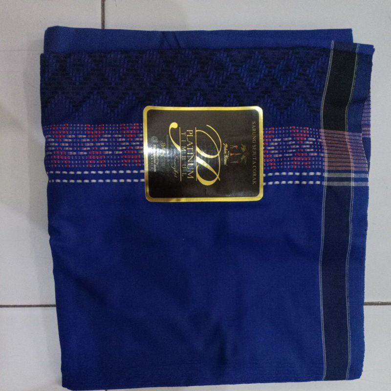 Sarung Pohon Kurma Platinum Timbul Songket