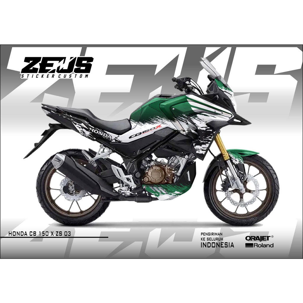 Decal Sticker - Stiker Dekal Honda Cb 150 x Zs 03