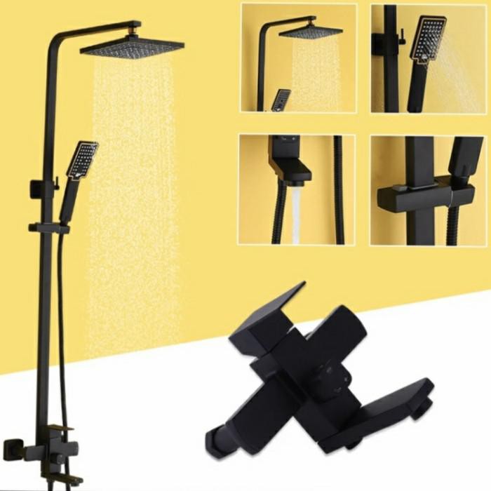 Tiang Shower | Shower Tiang Hitam Model Toto / Shower Colum Model Toto Kotak Black