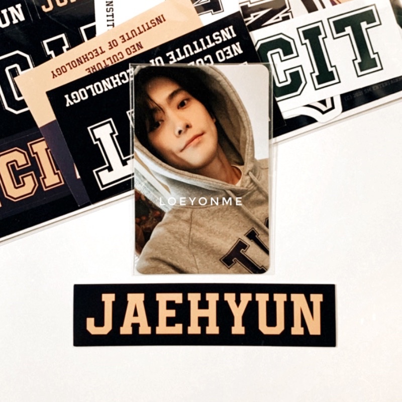 NCT127 NCIT MD Removable Laptop Deco Sticker (Jaehyun Photocard)