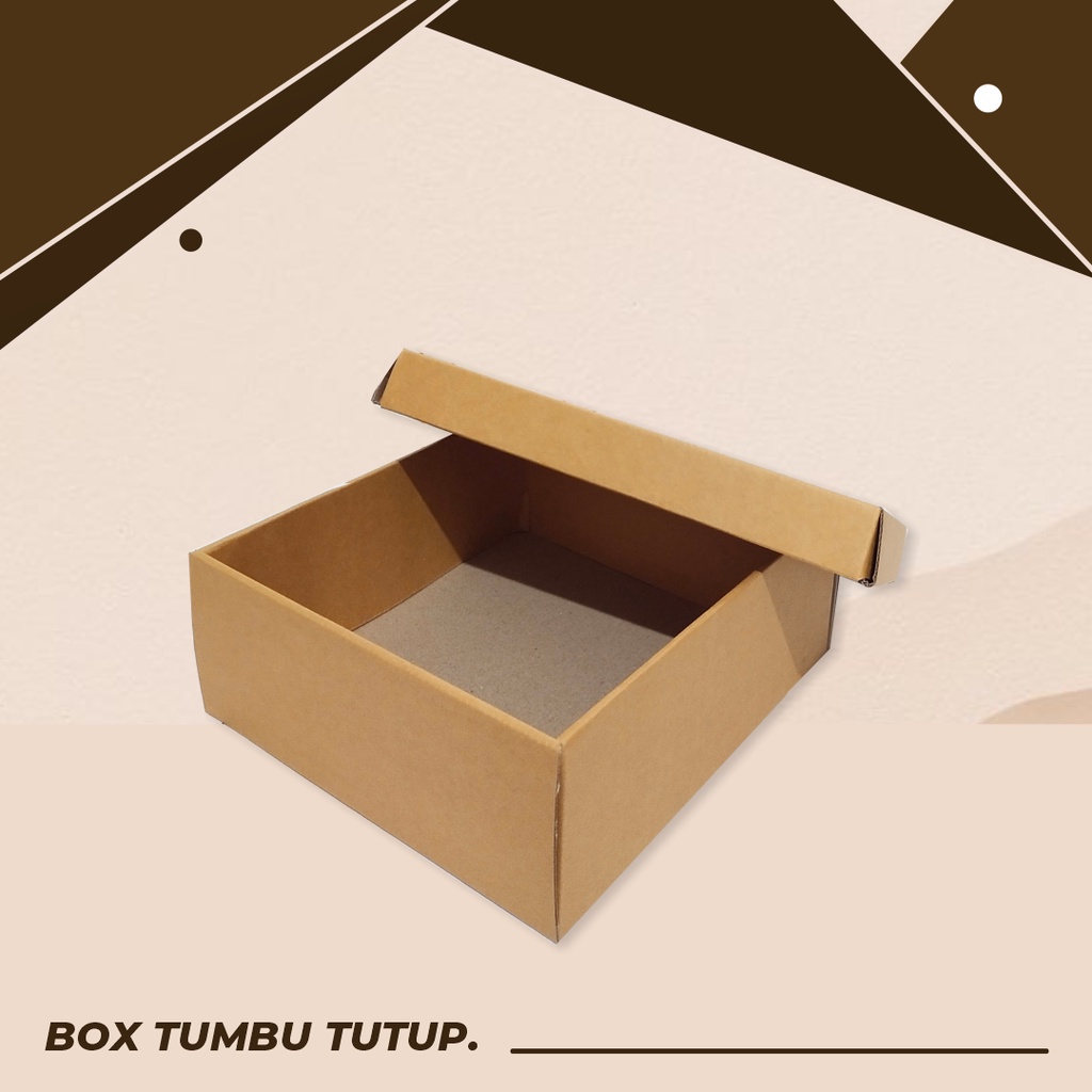 

Kardus/Box Tumbu Tutup 25 x 22 x 9 cm - Box Top Bottom (Atas Bawah Terpisah)