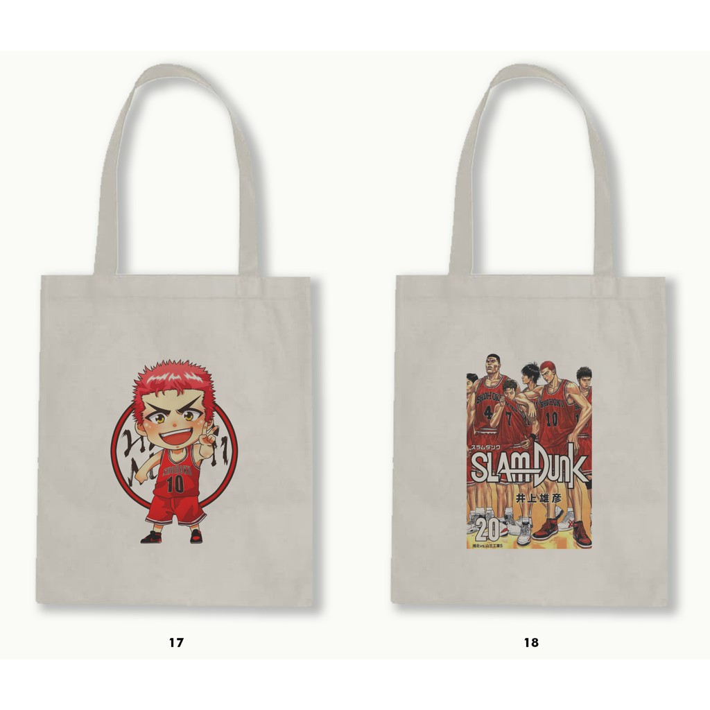 TOTE BAG BLACU  - SLAM DUNK (MANGA) .01