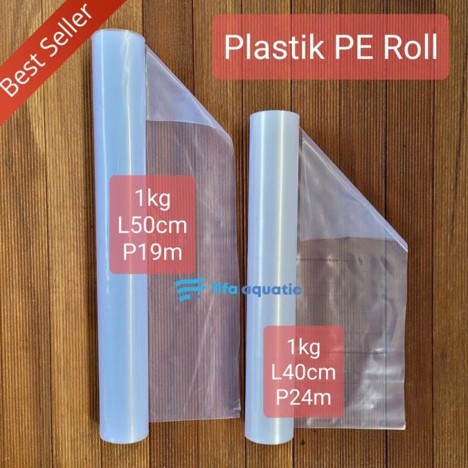 PLASTIK ROLL IKAN KOI 1KG PACKING BUNGKUS IKAN TERLARIS