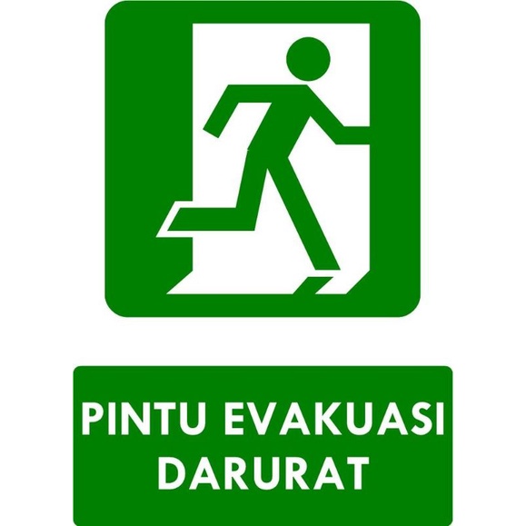 

Stiker Pintu Evakuasi A3 Sticker Pintu Evakuasi Stiker Fire Exit Sticker Fire Exit Stiker Icon