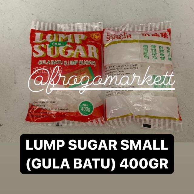 Gula Batu Lump Sugar Rock Candy Small 400gr