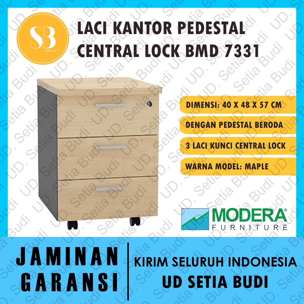 Laci Kantor Pedestal Beroda + Central Lock Modera BMD 7331 B-Class