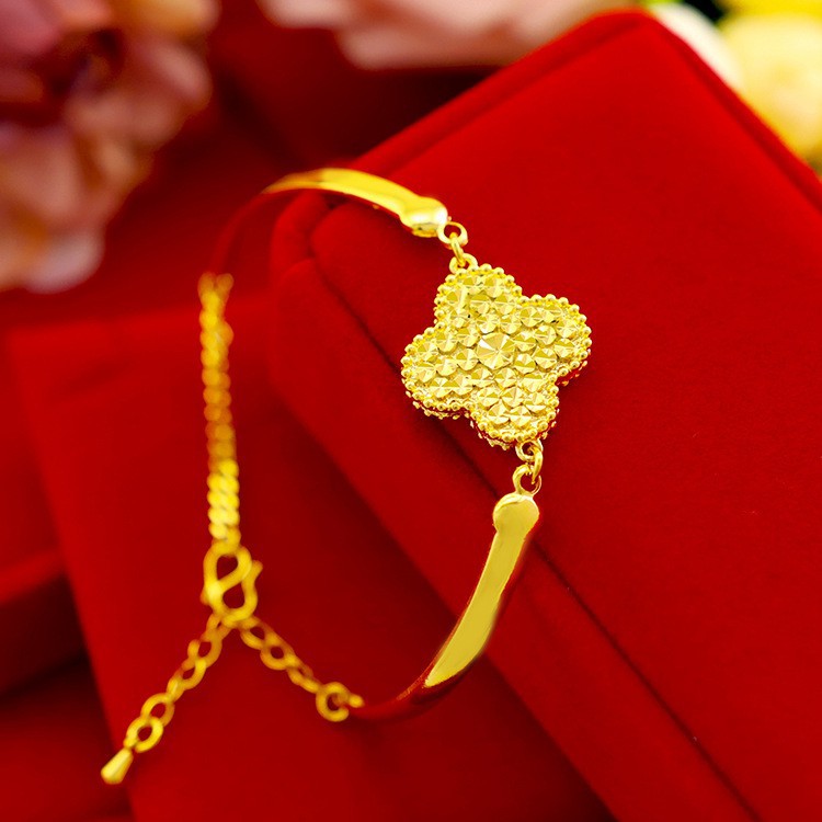 Gelang Wanita Emas Bahan Titanium Anti Karat Dan Tidak Mudah Luntur Dengan Lapis Emas 375-309-GELANG9