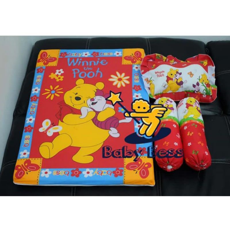 set 3 in 1 perlengkapan tidur bayi baby Bess kasur,bantal,2guling / matras Bess muda/ kasur bess