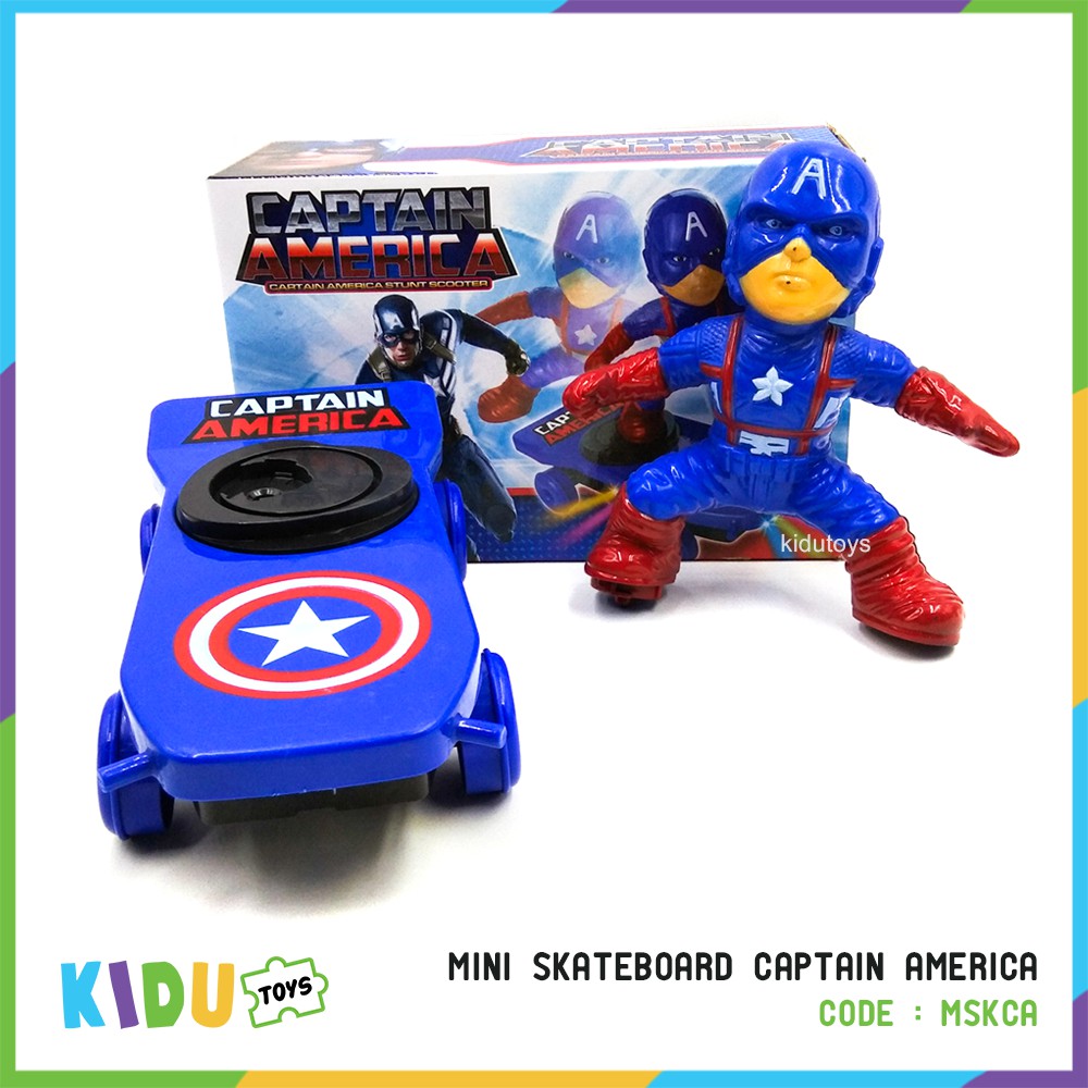 Mainan Anak Robot Skateboard Karakter / Mini Skateboard Kidu Toys