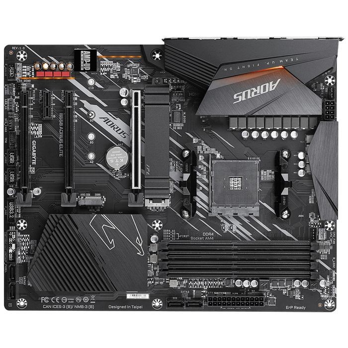 TERBARU... GIGABYTE B550 AORUS ELITE (AM4, AMD Promontory B550, DDR4, USB3.2)