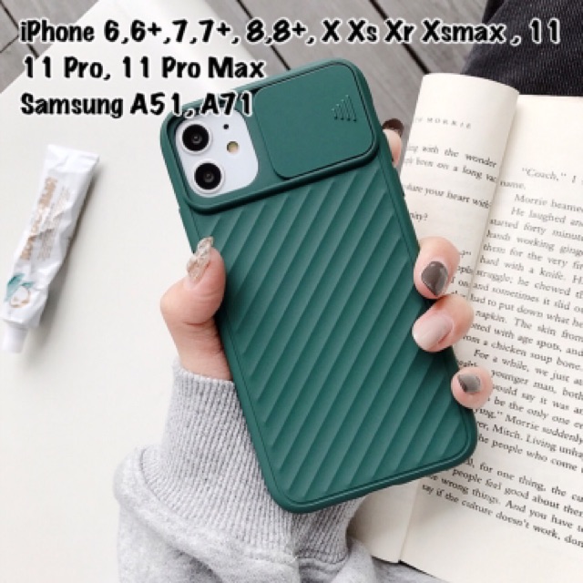 Slide Cam Case Samsung A51 A71 Iphone 6 6s 6s+ 6+ 7 7 plus 8 8+ X Xs Xr XsMAX 11 11pro 11 pro max