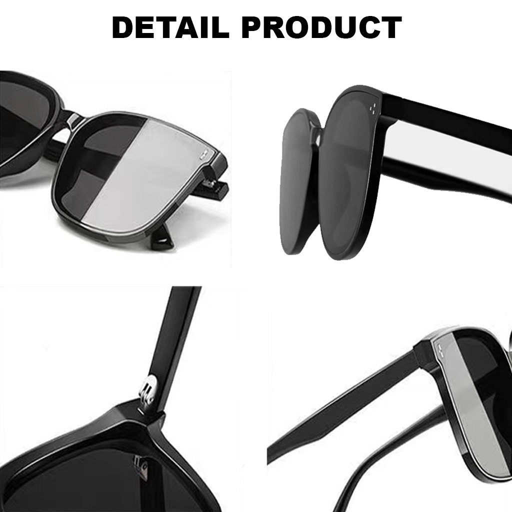 ✧YUKSHOPING✧ Kacamata Kotak Hitam Korean Fashion Sunglassess Wanita/Pria unisex R297-2