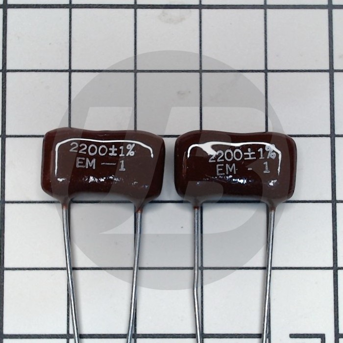 Kapasitor Silver Mika 2200pF 2.2nf 500V 1% Silver Mica Capacitor EM